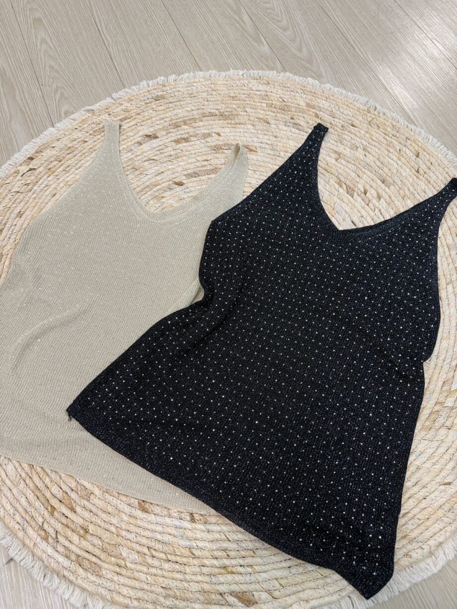 [IMPORTADO] MUSCULOSA BRILLO BESSI