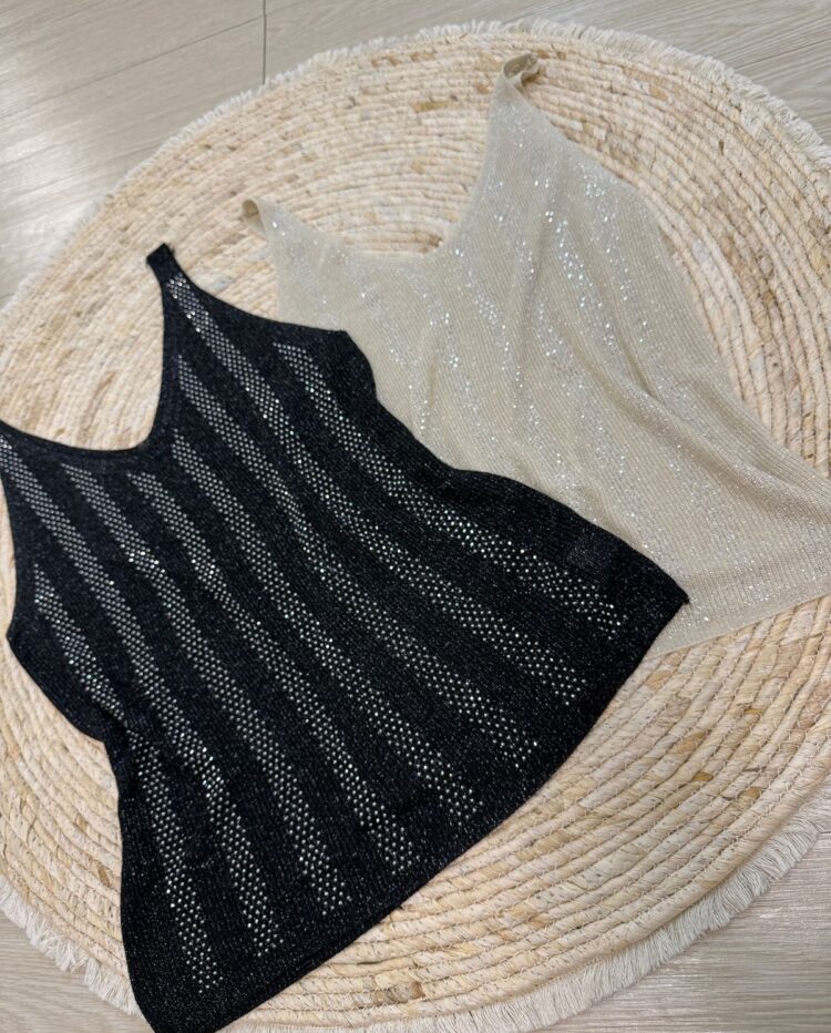 [IMPORTADO] MUSCULOSA BRILLO BEA
