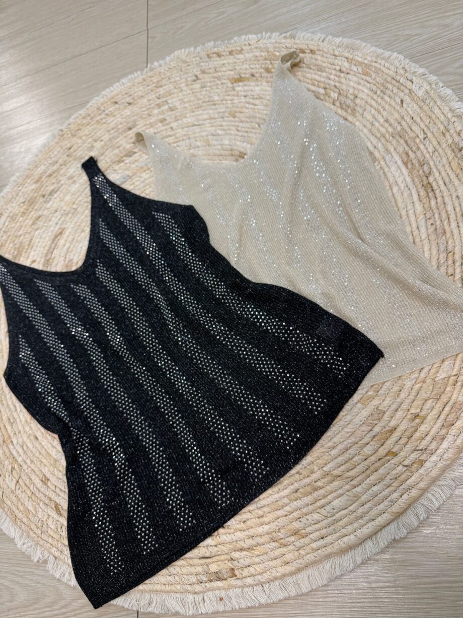[IMPORTADO] MUSCULOSA BRILLO BEA