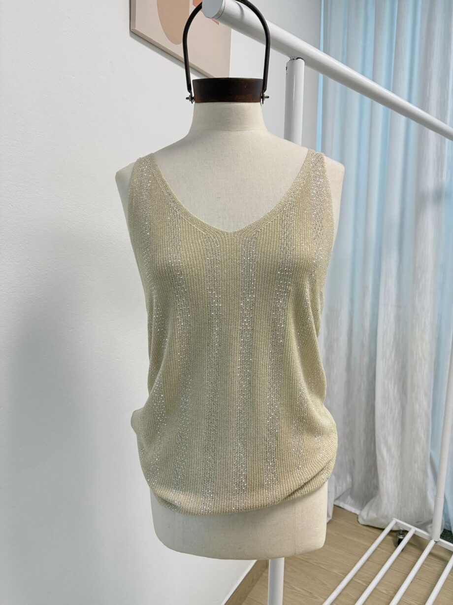 [IMPORTADO] MUSCULOSA BRILLO BEA