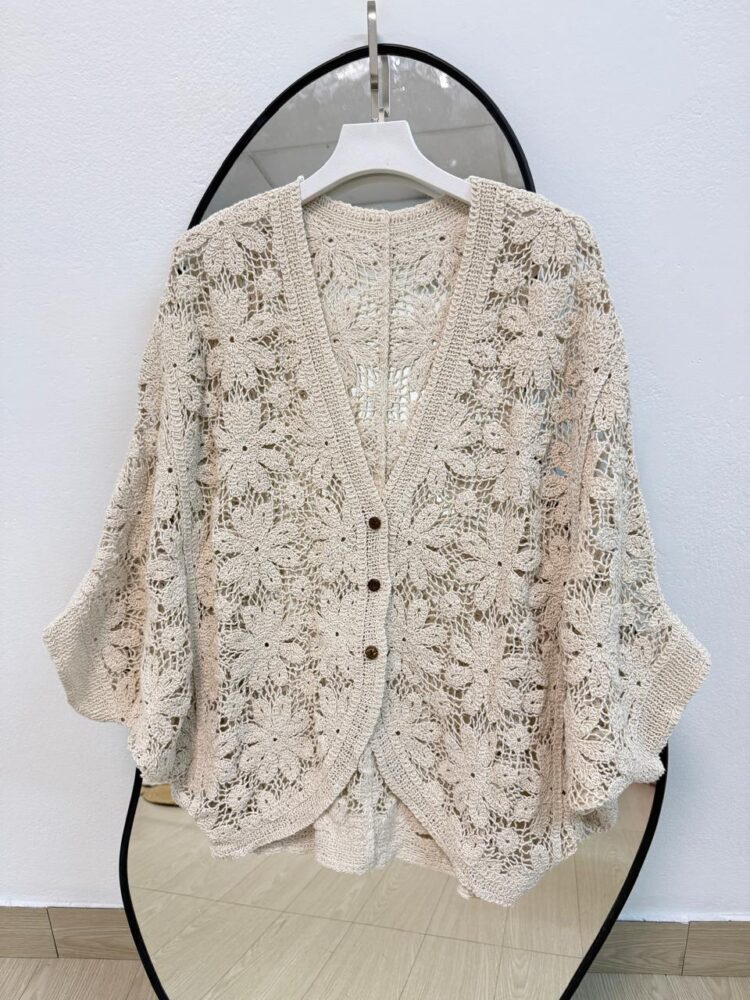 [CROCHET] SACO CON BOTON