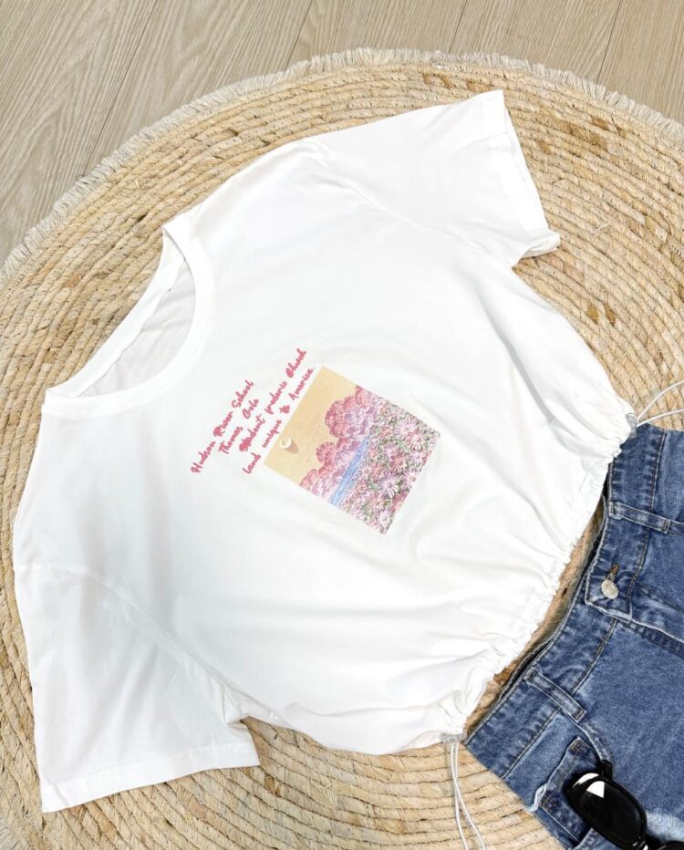 [IMPORTADO] REMERA PINK PAISAJE