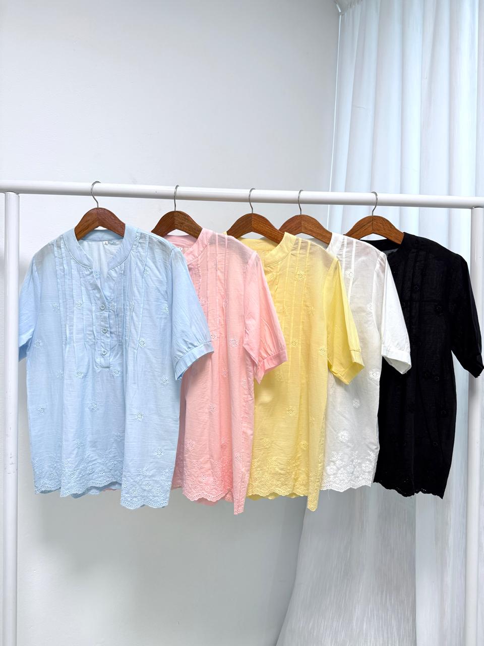 BLUSA BRODERIE 3 BOTONES