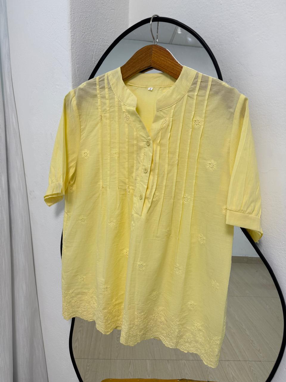 BLUSA BRODERIE 3 BOTONES