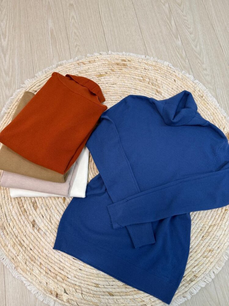 [IMPORTADO] SWEATER BASICO LISO POLERA