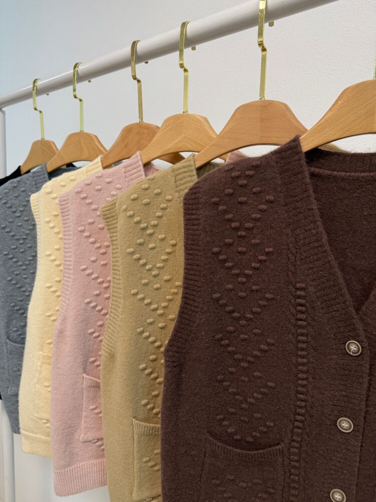 CHALECO PUNTOS CON BOLSILLO