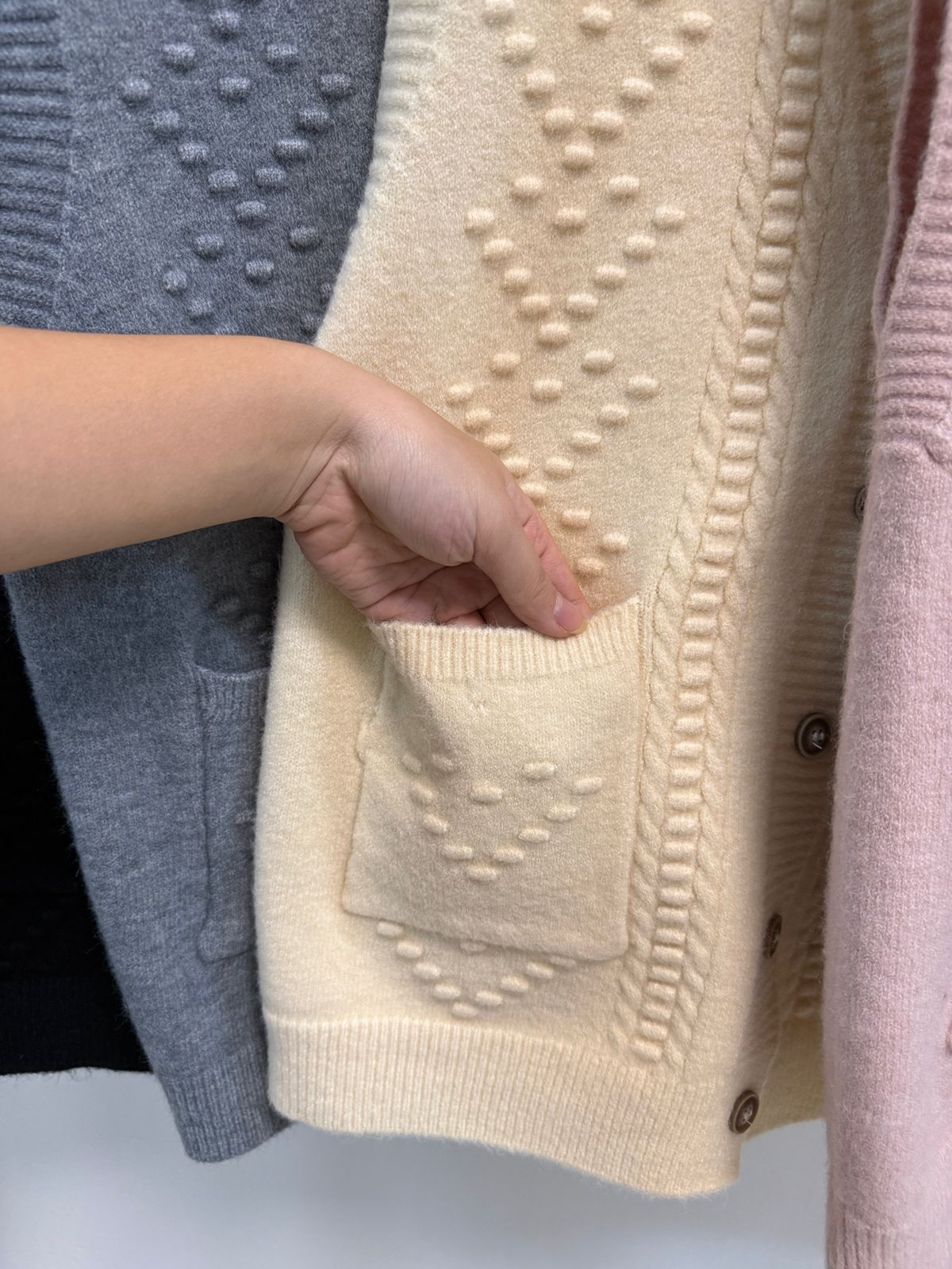 CHALECO PUNTOS CON BOLSILLO