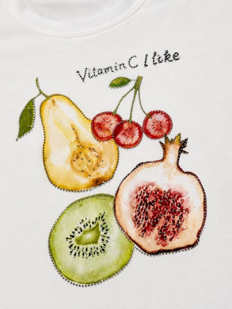 REMERA CROP VITAMIN