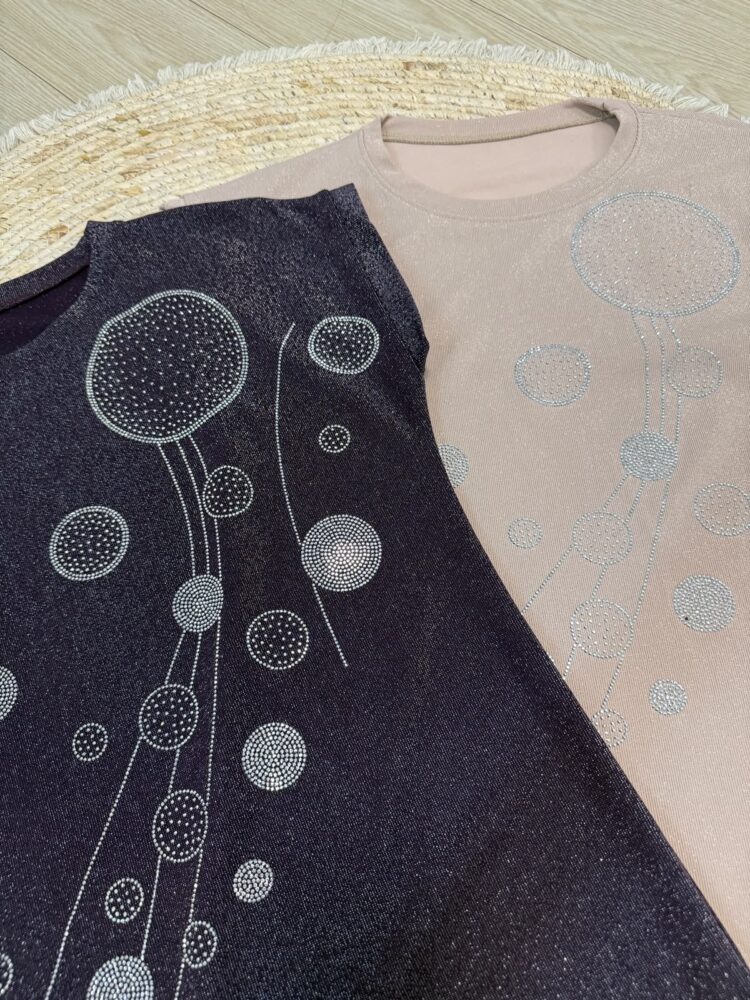 BLUSA LUREX CIRCULO