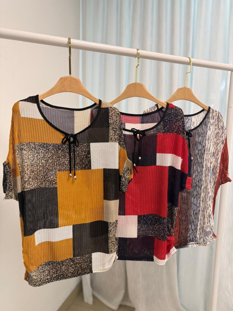 BLUSA TEJIDO MESH MOÑO