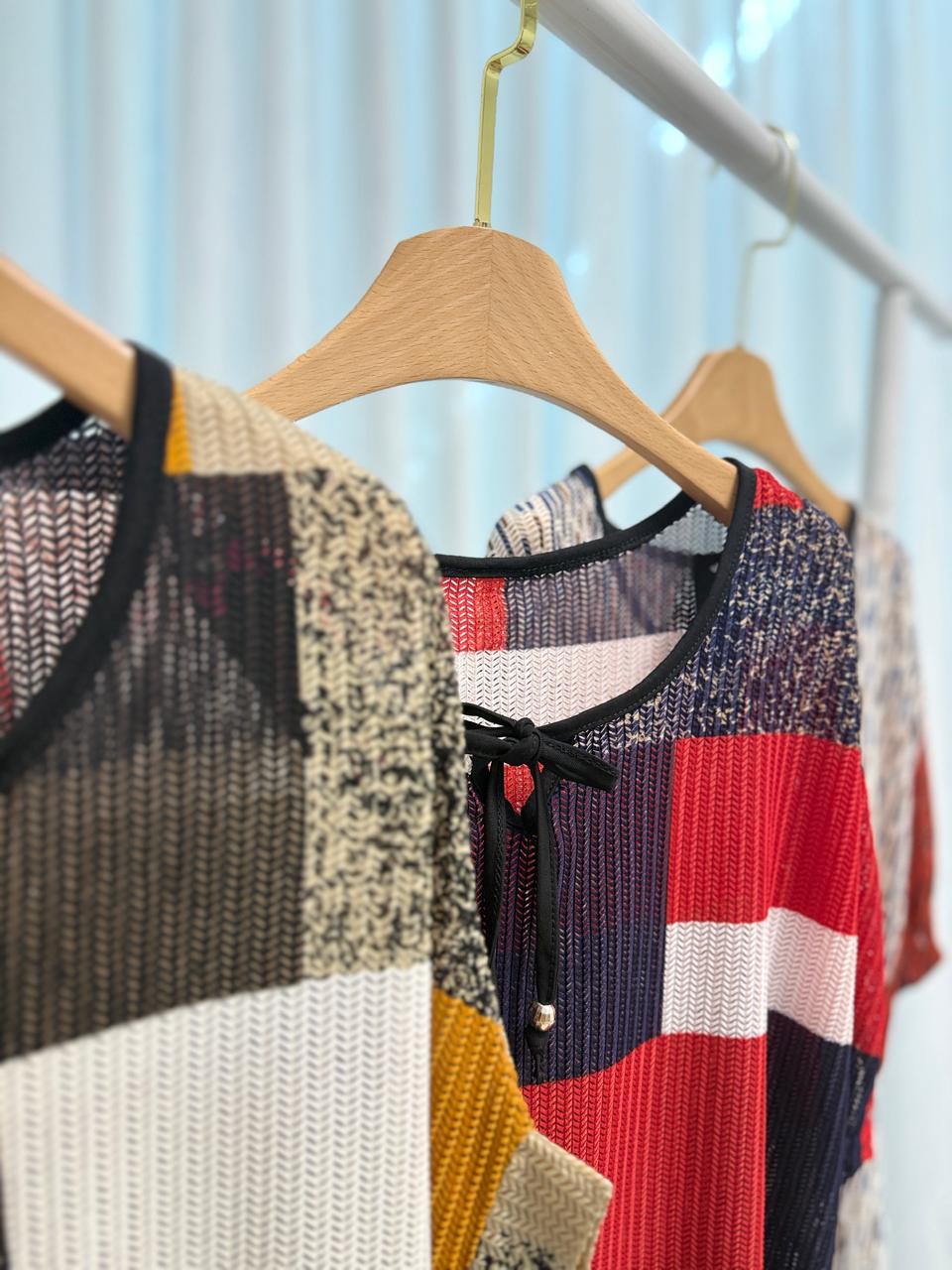 BLUSA TEJIDO MESH MOÑO - Imagen 3