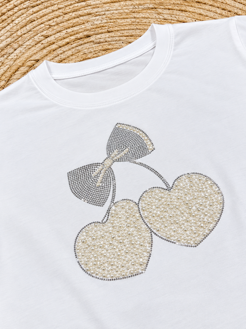 REMERA CROP CEREZA - Imagen 2