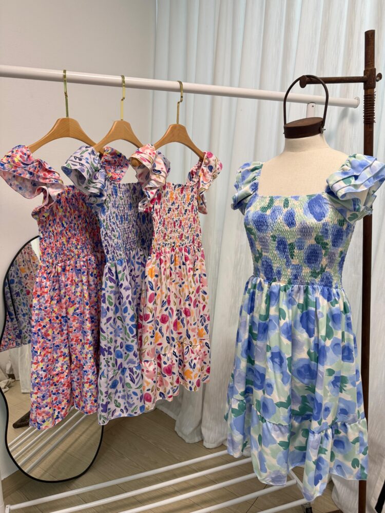 VESTIDO PETALO CON ELASTICO